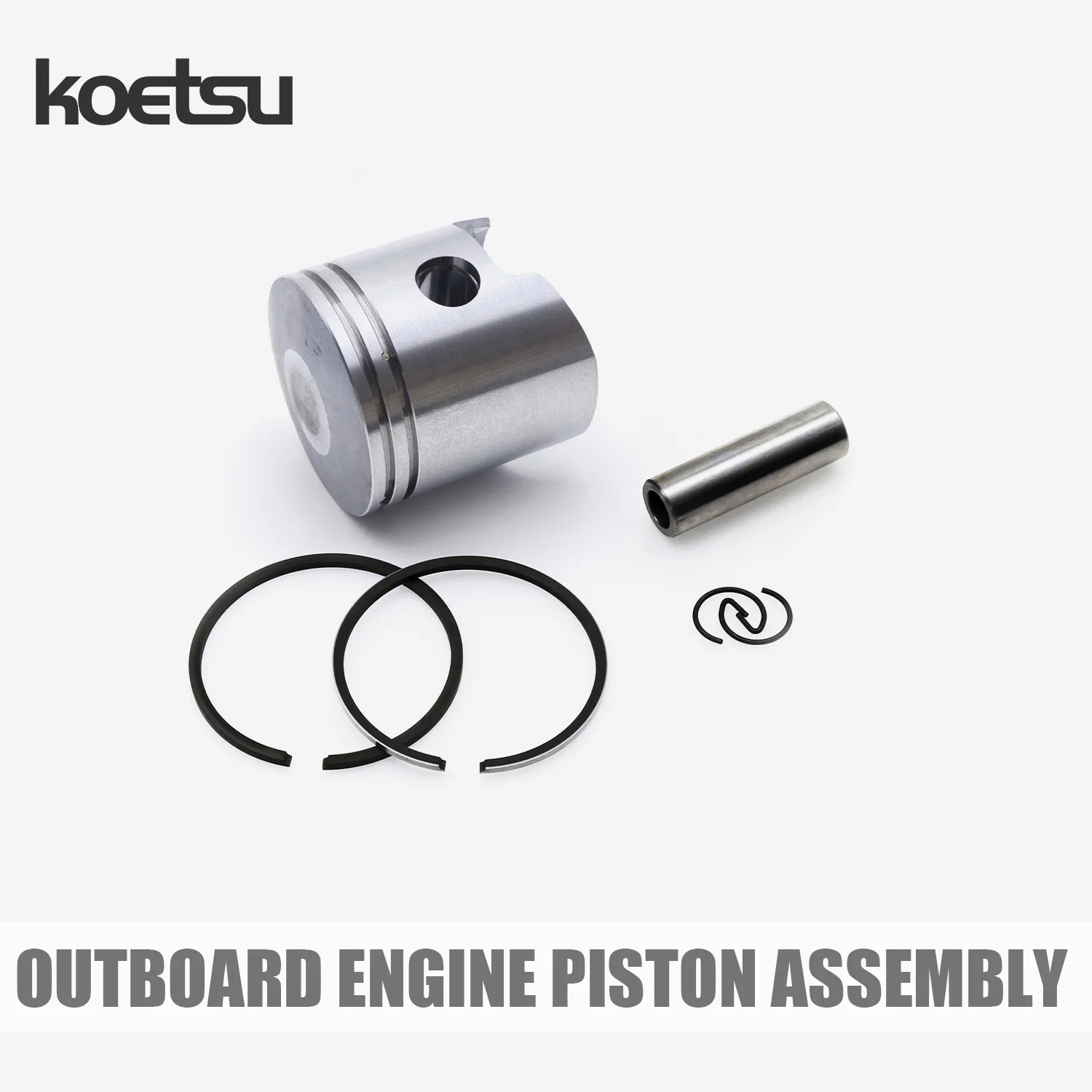 

Koetsu Outboard Engine Piston Assembly – Suitable for Yamaha 2-Stroke 15HP Outboard Engine Pistons And Rings63V 6E7-11631-00-97