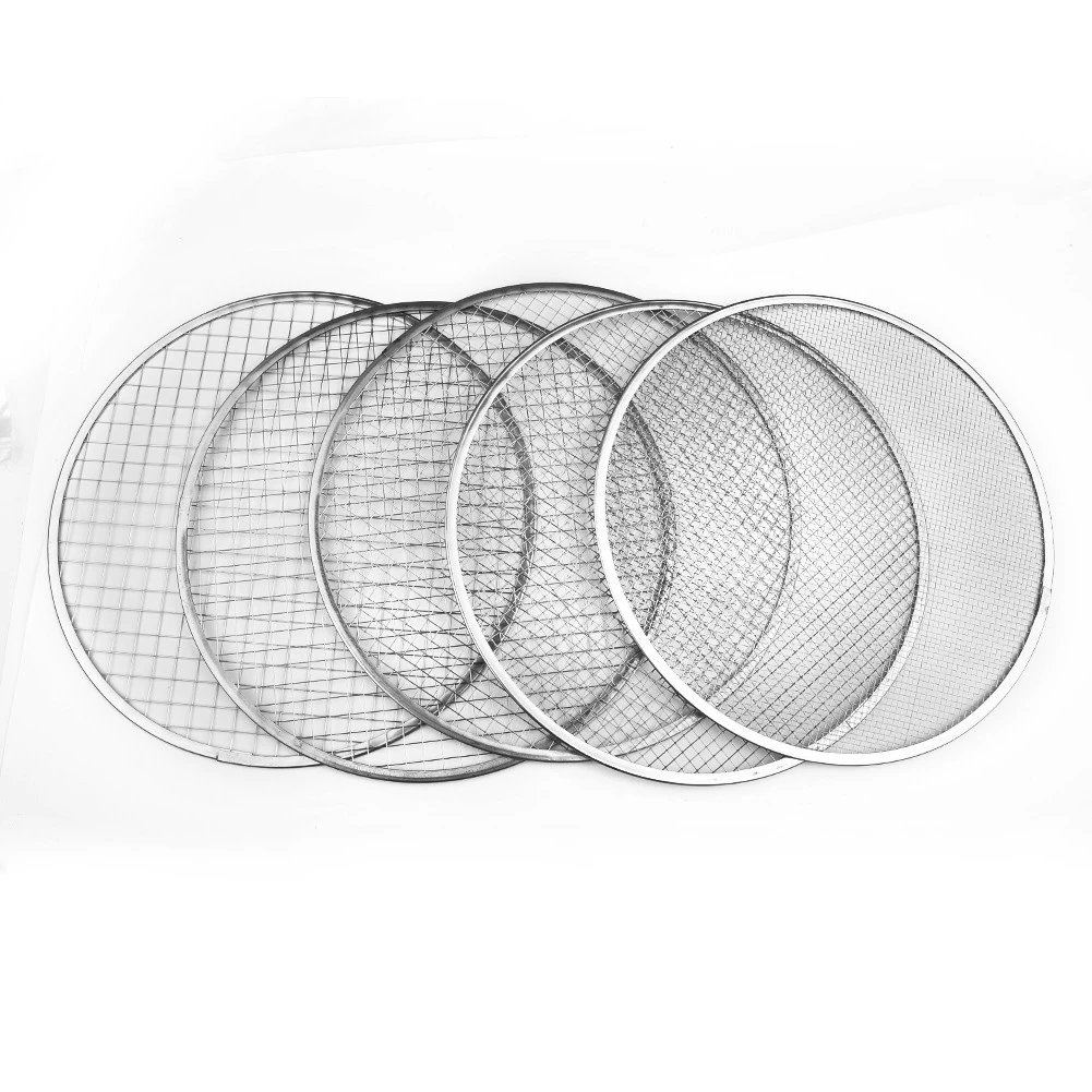 

Soil Sieve Advanced Stainless Steel Garden Potting Bonsai Compost Soil Sift Set with 5 Customizable Mesh Filters