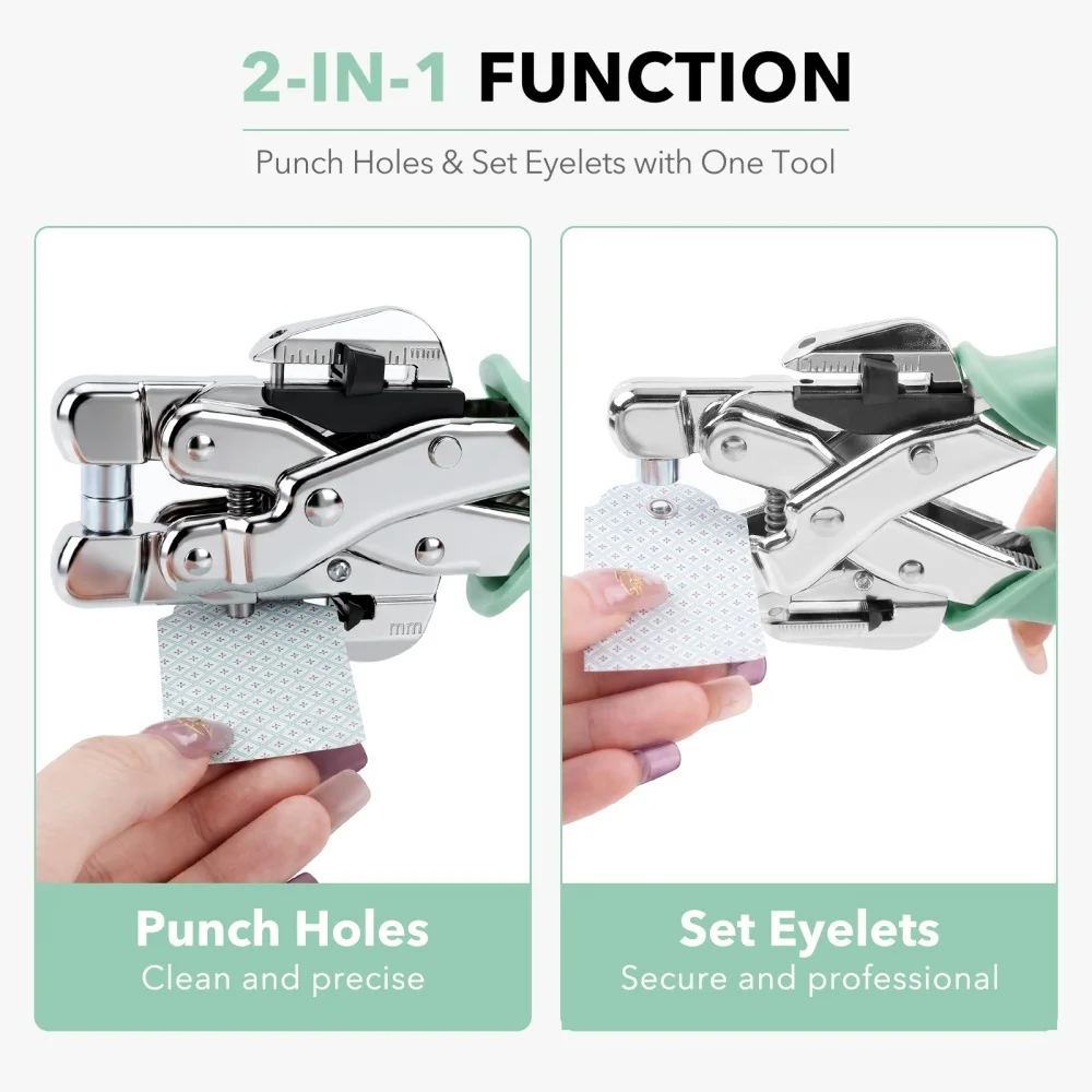 Grommet Tool Kit Handheld Hole Punch Pliers Buckle Buttons Metal Colour Pliers Hand Pressure Plier Rivet Buckle Sew Tool view 4