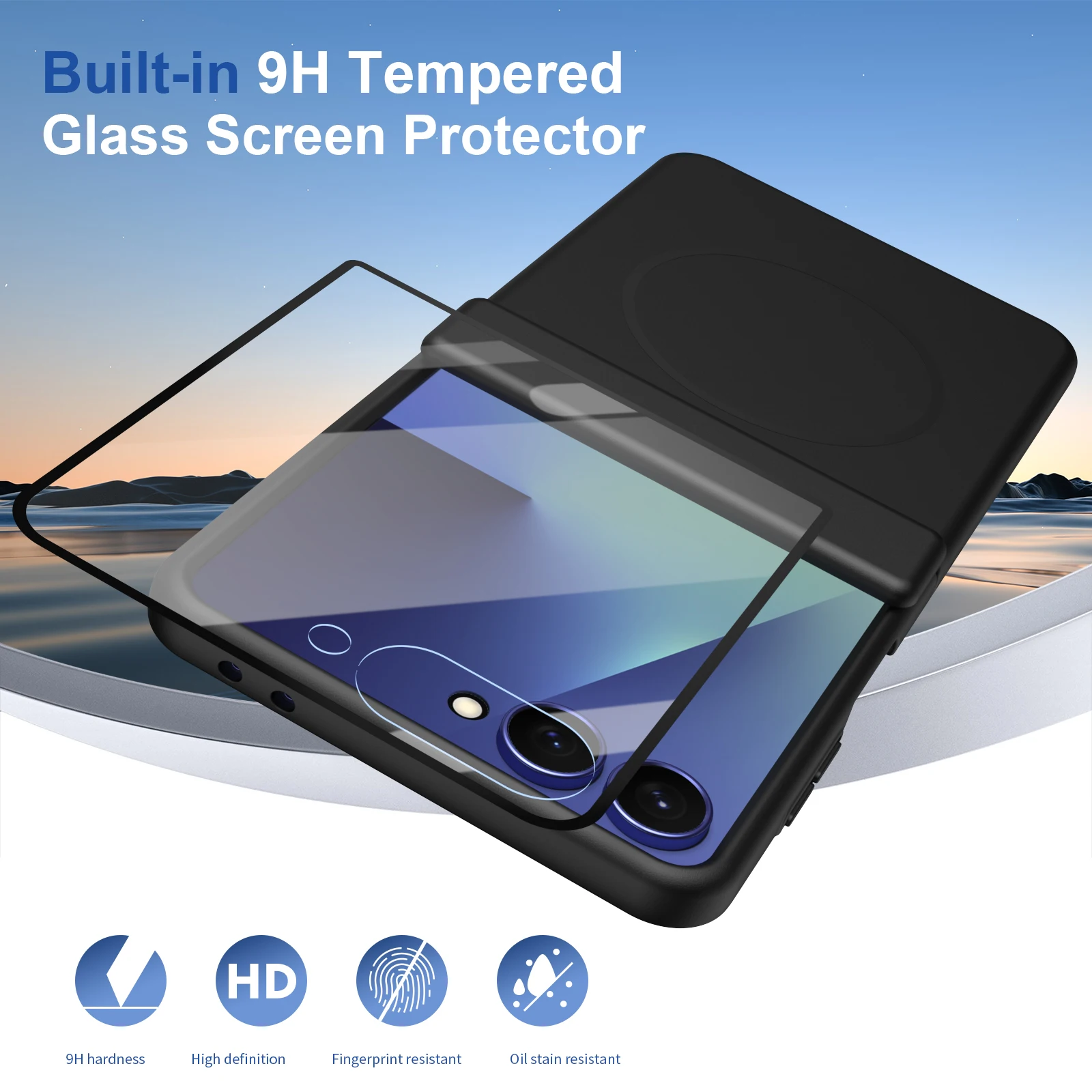 High Definition Magnetic Hinge PC Phone Case for Samsung Gal