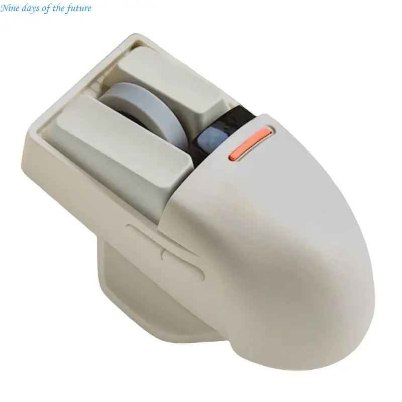 3 Modes Bluetooth-compatible Mouse LED Display 4000DPI Adjustable Mouse Ergonomic Business Office Mouse for Laptop E65A
