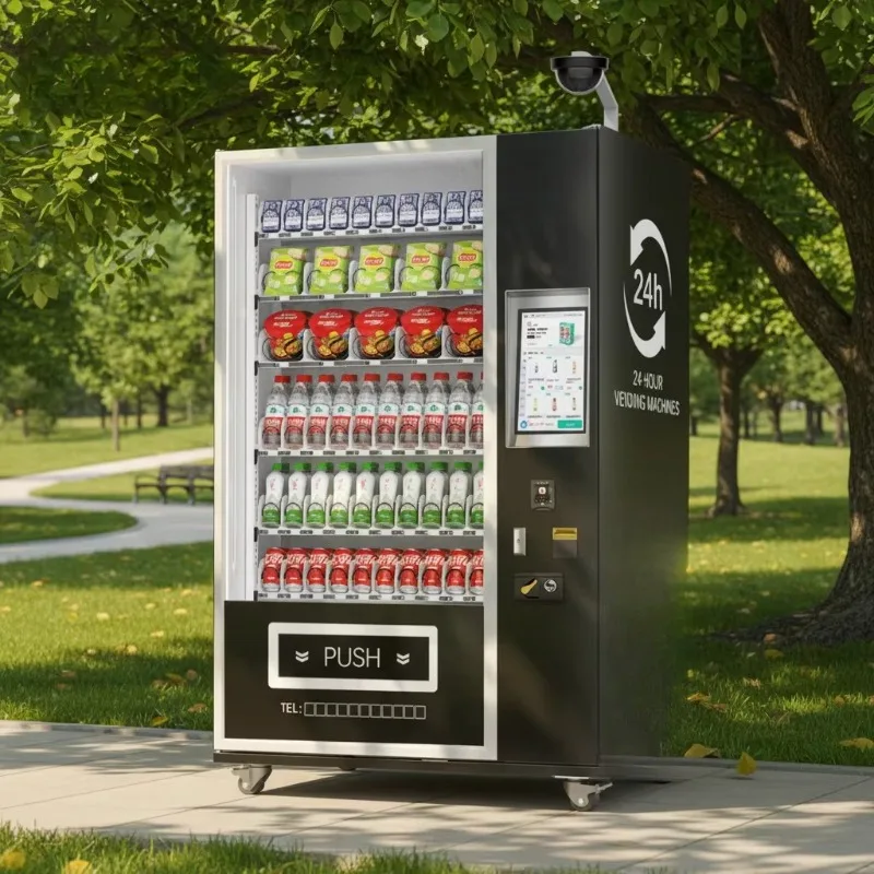 Intelligent Vending Machine Snack Beverage Smart Retail Kiosk Touch Screen Payment System