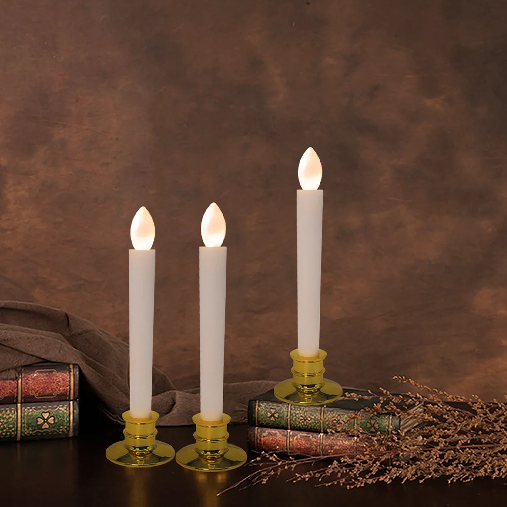 6 قطع عيد الميلاد LED Tealight محاكاة الشكل لينة نقل الضوء الزينة ديكور المنزل لعطلة عيد الميلاد #1