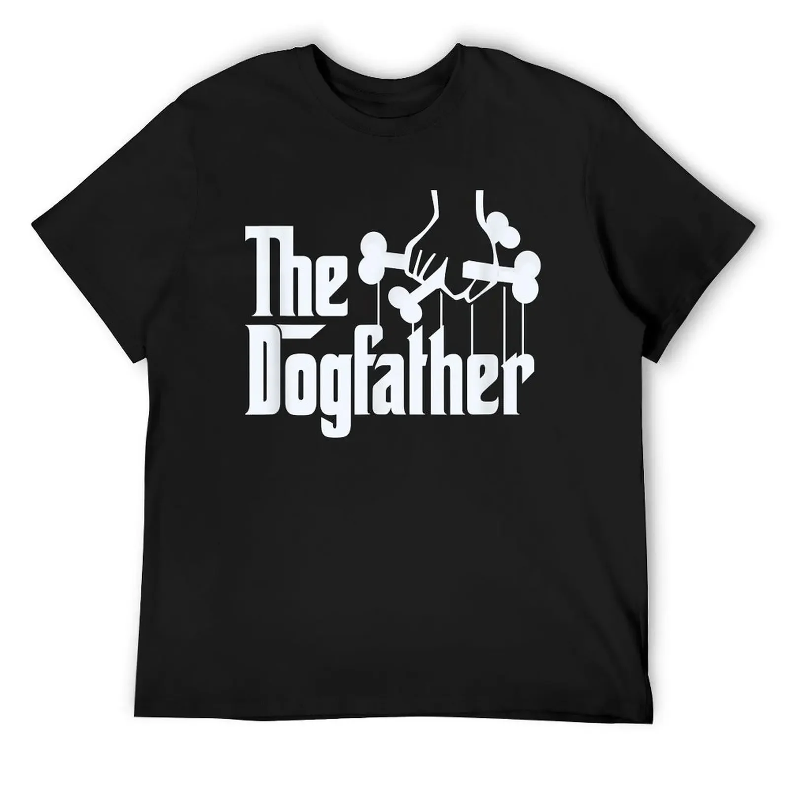 

The Dogfather Shirt Dog Dad Fathers Day Gift Shirt Dog Lover T-Shirt cotton man t-shirts boys whites clothes Men's t shirts