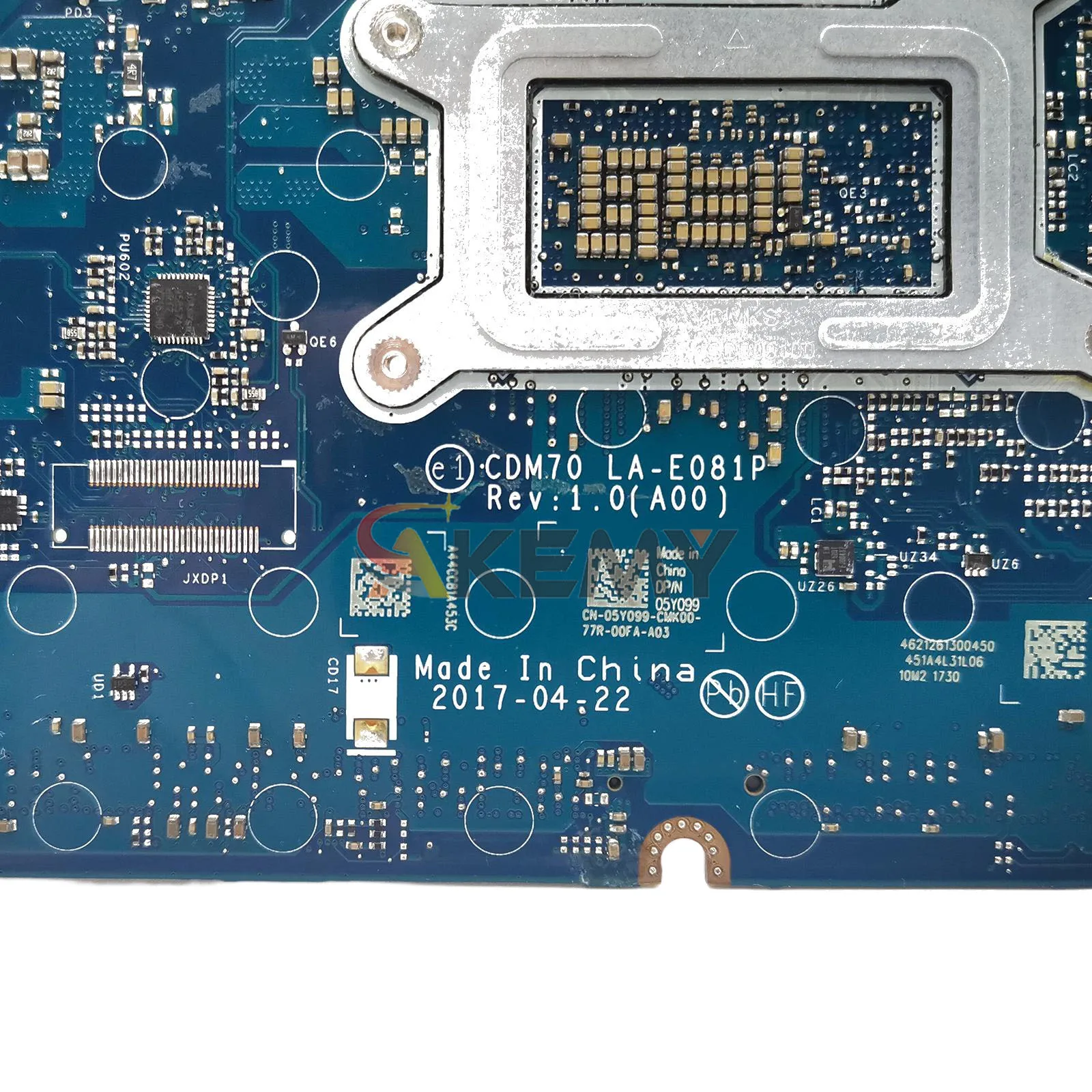 Dell Latitude 5480 E5480 LA-E081P マザーボード用、I3 I5 I7 CPU 0HXXM1 04X333 0W86DC と互換性あり、100% 完全テスト済み