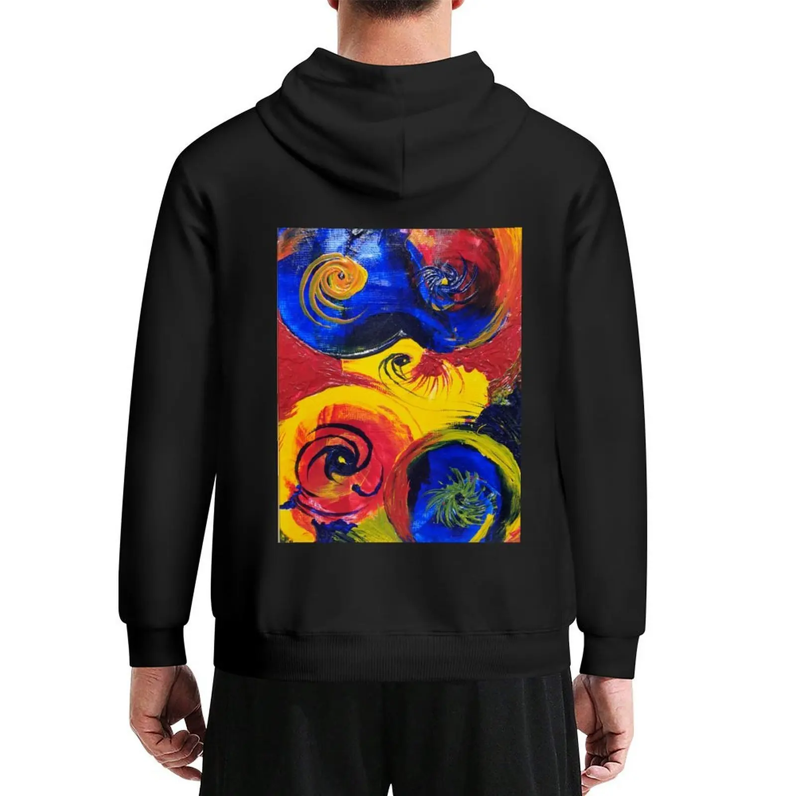 

Never Ending Circles Hoodie japanese style hooded shirt men's sweat-shirt set clothes for men hoodie streetwear