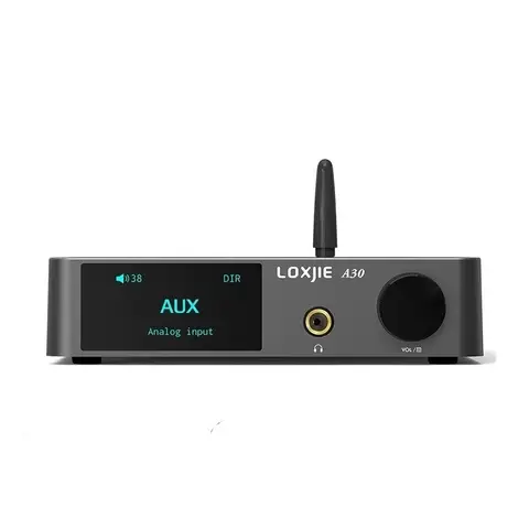 2025 A30 데스크탑 스테레오 오디오 전력 증폭기 및 헤드폰 앰프 지원 APTX Bluetooth 5.0 ESS DAC 칩(원격 제어 포함)