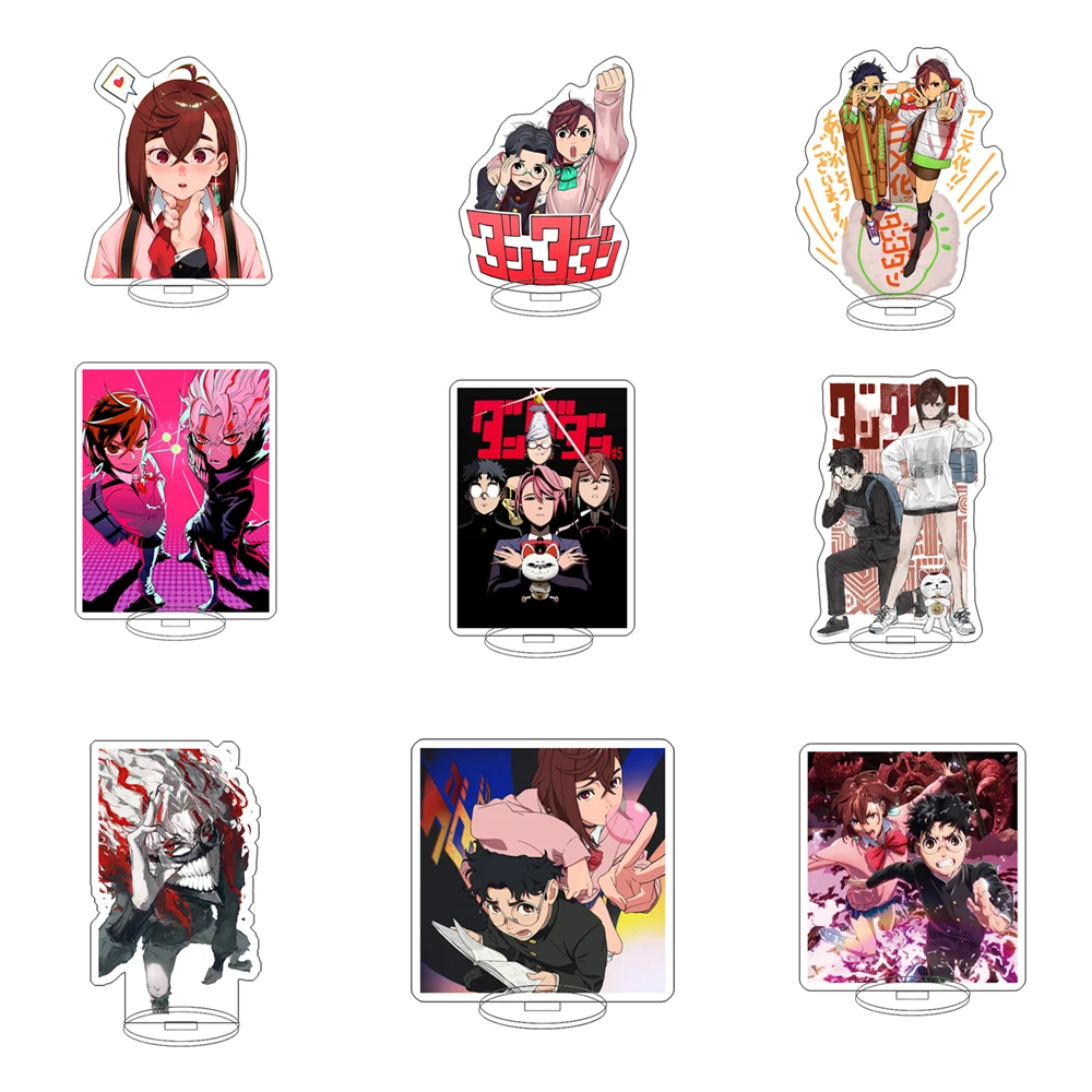 Anime Dandadan Momocute Momo Acrylic Keychain Stand Model Plate Fans Bag Charm Figure Display Ornaments Decoration Friends Gift
