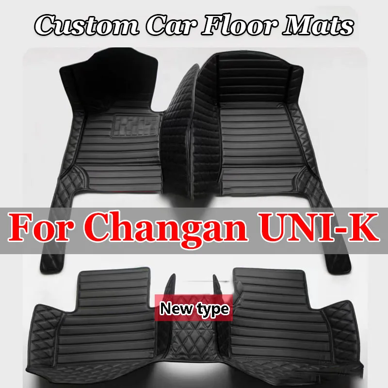 Car Floor Mats For Changan UNI-K UNIK 2023 2022 2021 Carpets Styling Protect Accessories Rugs Foot Pad Auto Product Parts