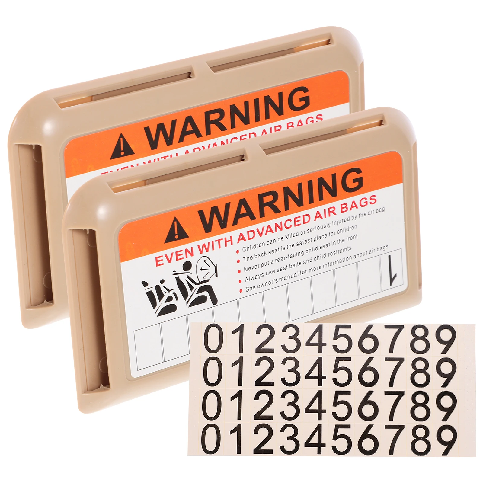 

2pcs Visor Cards Holder Plastic Organizer For Highway Toll Parking Id Cards Auto Interior Accessories Adhesive Back Easy