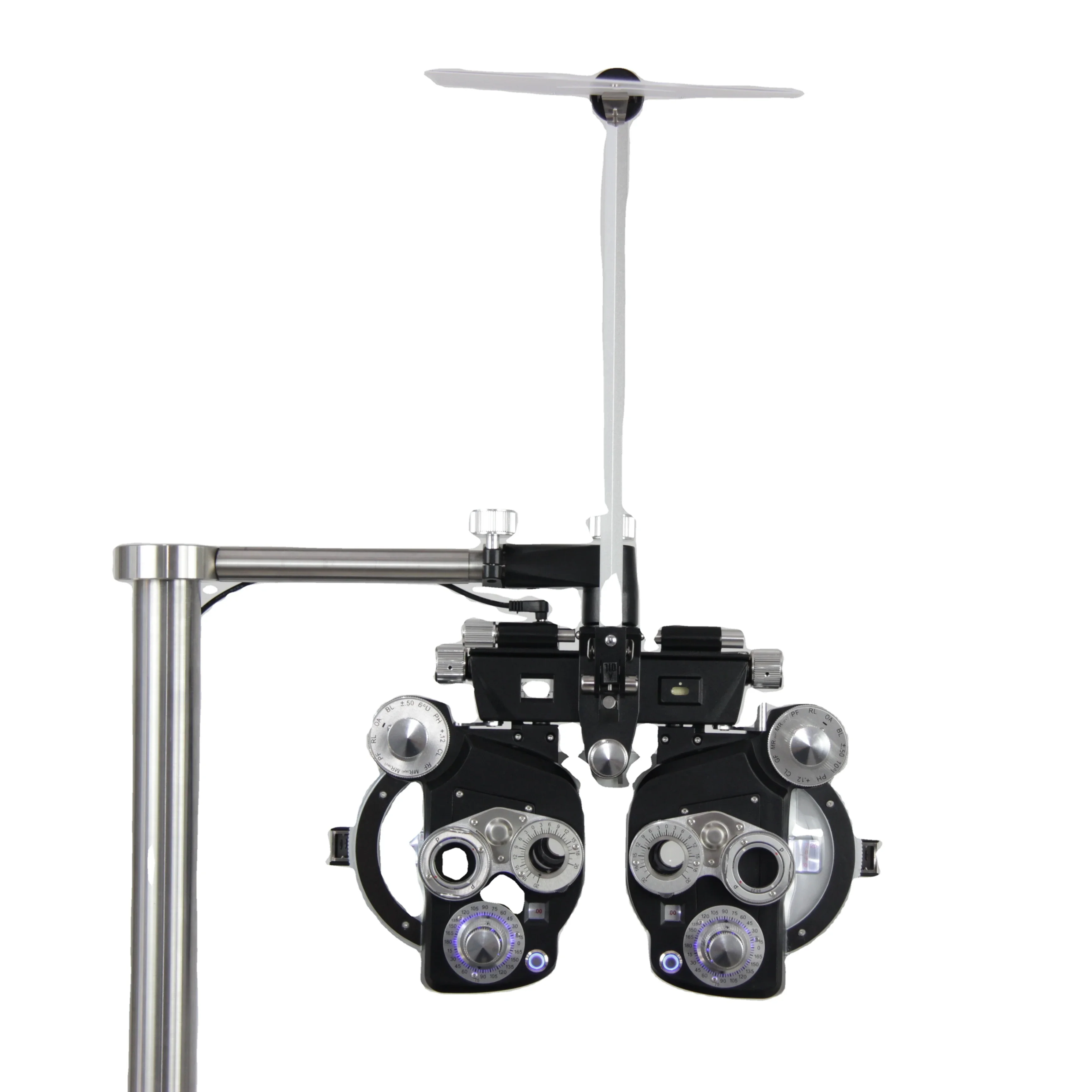 

Illuminated phoropter Manual Phoropter MR- 600 with illumination light and +cylinder and -cylinder choice