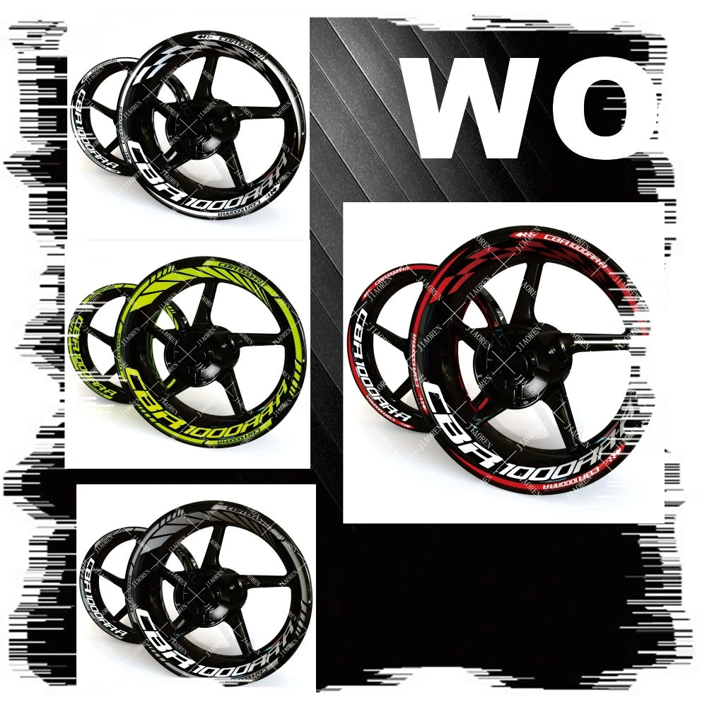 

Pegatina reflectante para rueda CB CBR1000RR-R, juego de calcomanías para llanta de motocicleta con logotipo CBR 1000RR-R
