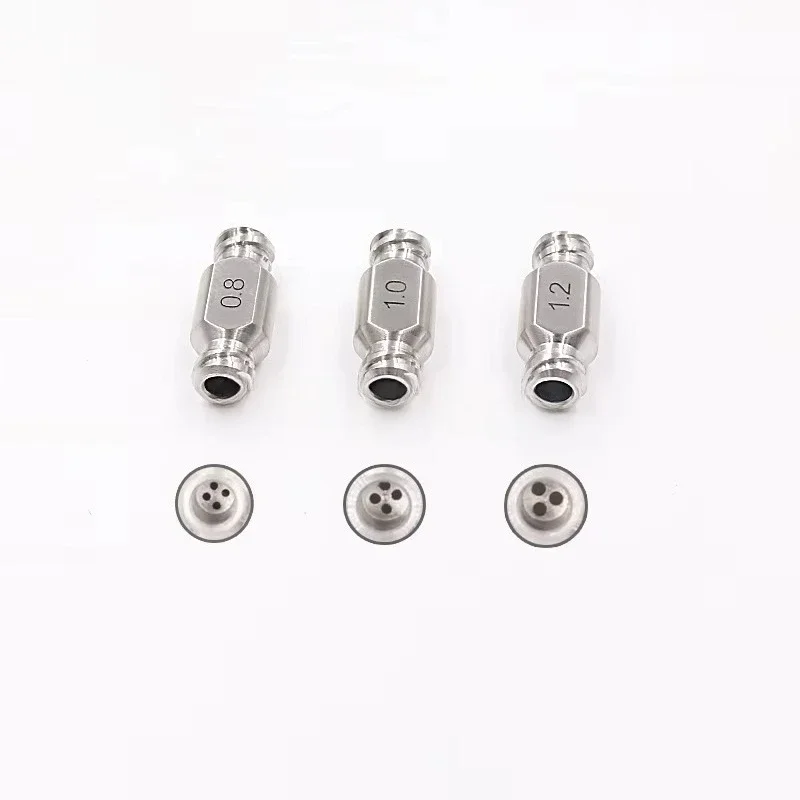 Stainless Steel Manual Luer Luer Transfer Adopter for    Sizes 0.8mm/1.0mm/1.2mm High-Temperature Sterilized