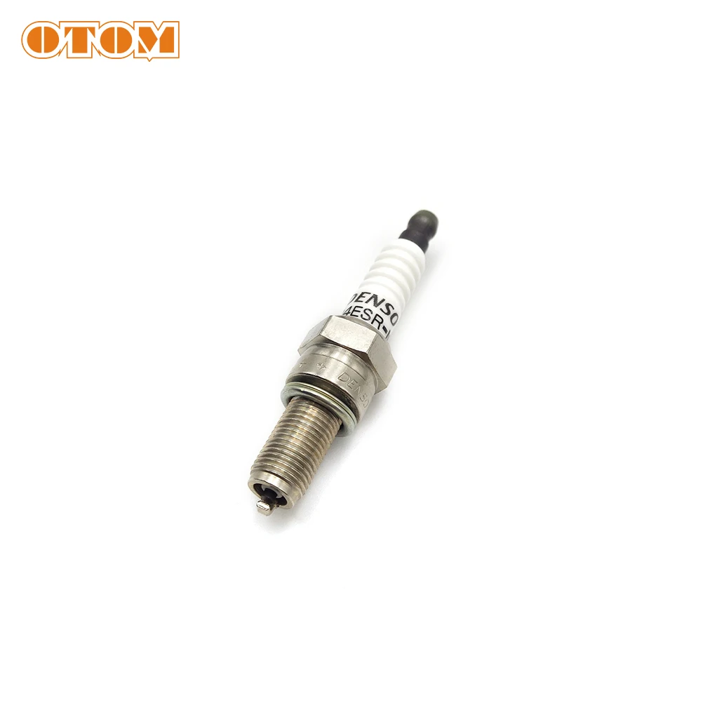 OTOM Motorcycle Parts Spark Plugs (Denso U24ESR-NB) For ZONGSHEN NC250 NB300 CBS300 Engine Accessories Pit Dirt Bike Off Road