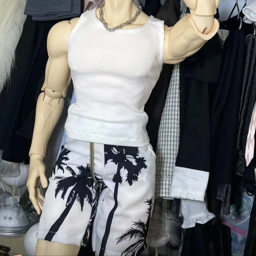 1/3 Doll's Clothes Fit To 75cm Male Bjd Doll Beach Vacation Casual Shorts Dress Up Girl Toys Play House Doll Accessories,no Doll