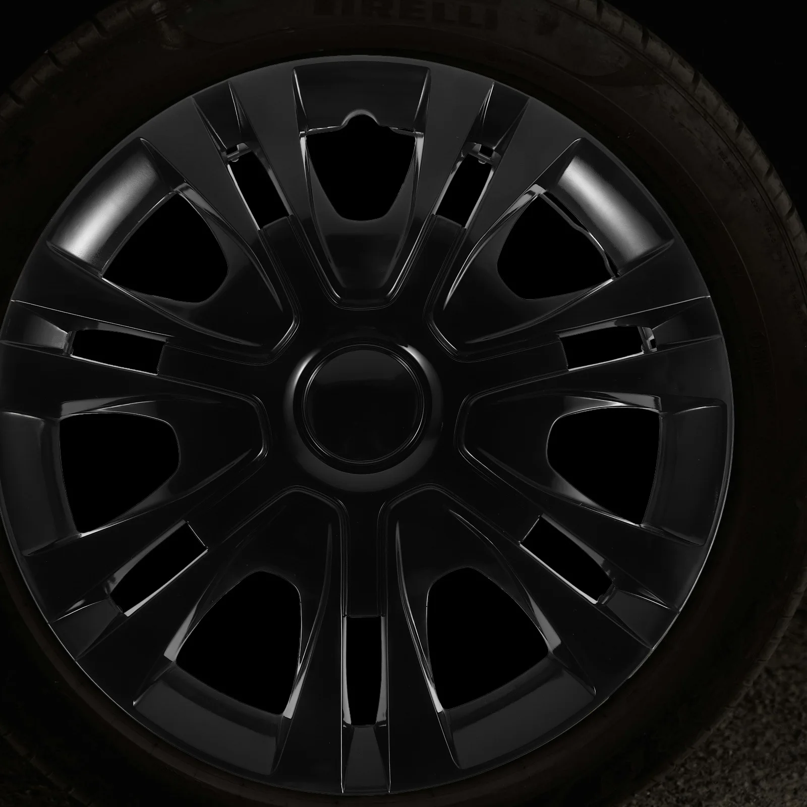 

1pcs 14 Inch Car Wheel Hub Center Caps Durable Explosion Proof Rim Cover For Cars Golf Carts Rvs Trucks Decorative Wheel