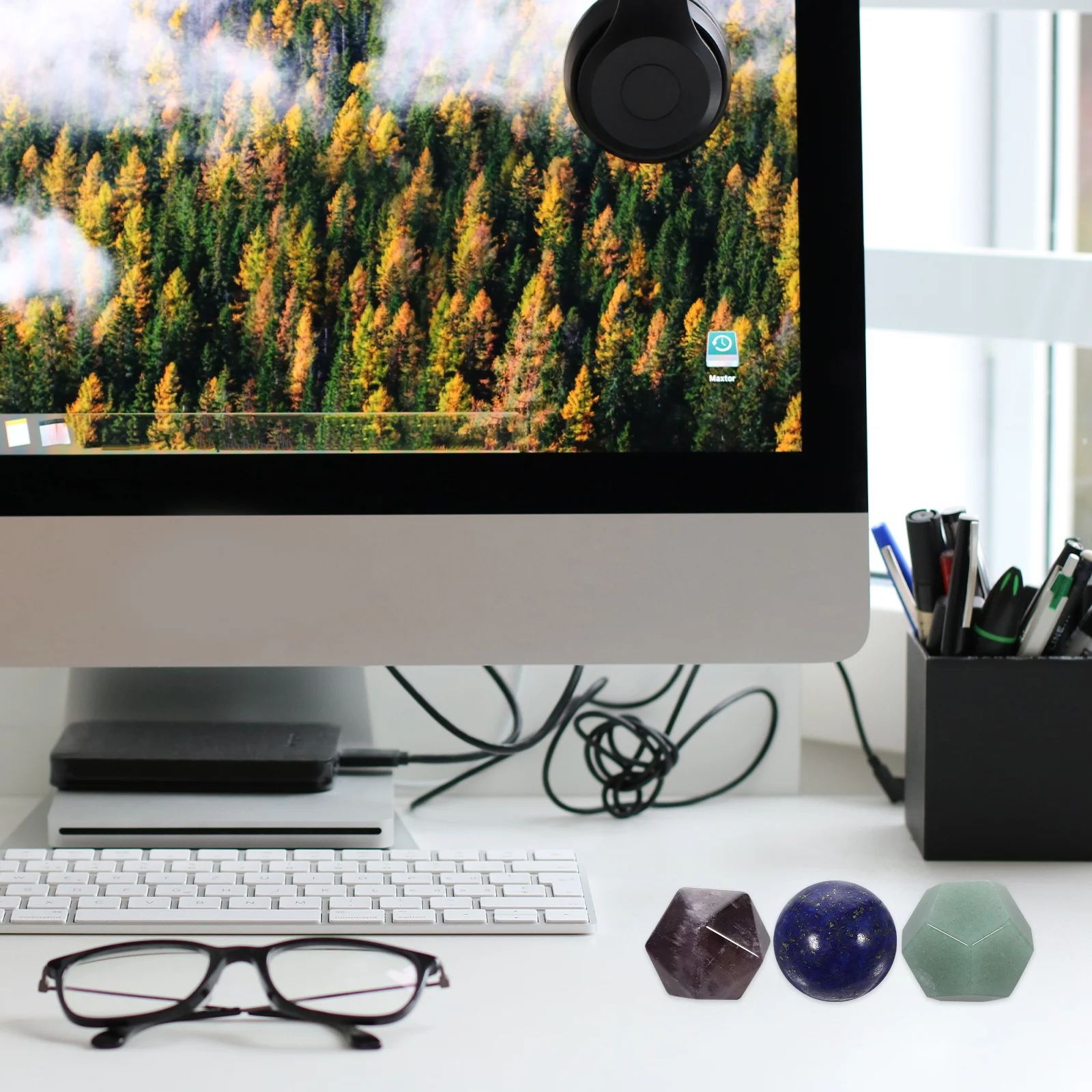 

7 Chakra Healing Crystal Solids Natural Stones Set for Meditation Chakra Balancing Healing Crystal Display