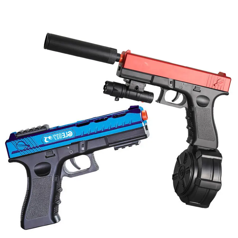 Electric Water Gel Ball Pistol Toy Gun Airsoft Replicas Hydrogel Air Gun Crystal Bomb Weapon Paintball Model for Adults Children