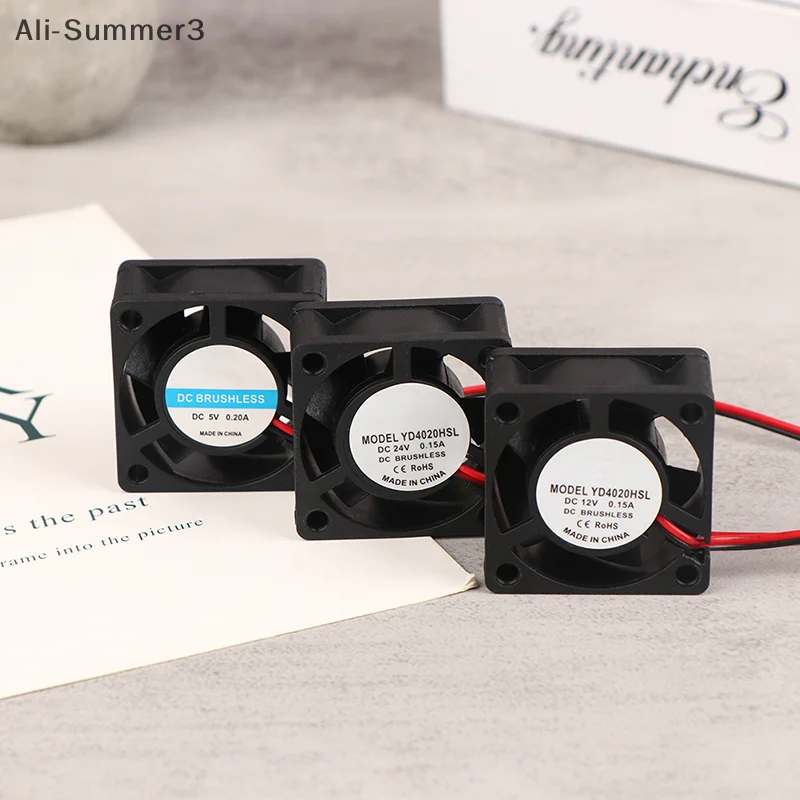 DC 5V/12V/24V Computer CPU Cooler Mini Ventola di raffreddamento 40MM Piccola ventola di scarico per stampante 3D ender 3 CR10