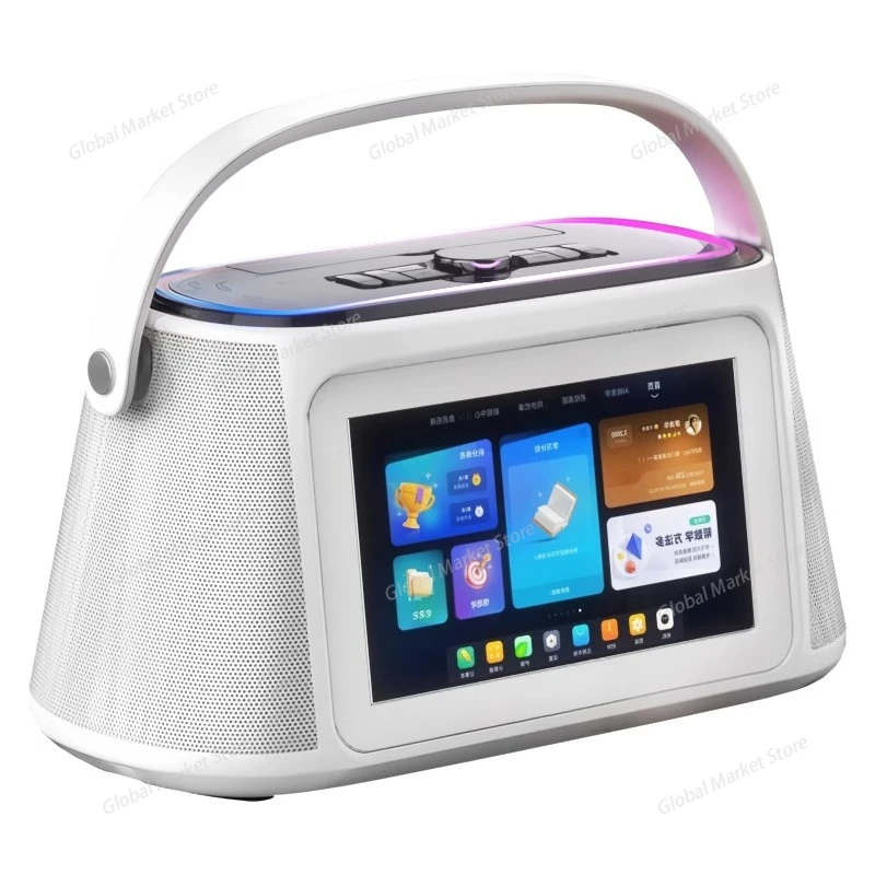 

NEW DESIGN P10 Boombox Screen Speaker 2*40W Karaoke Machine Big Power With 10.1-Inch Smart Screen Android 13.0 Version