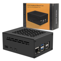 Geekworm Metal Case P579-V3 for Raspberry Pi 5 & PCIe M.2 NVMe SSD Shield X1000 / X1001 / X1003 / X1004 (NOT Support X1002 !!!)