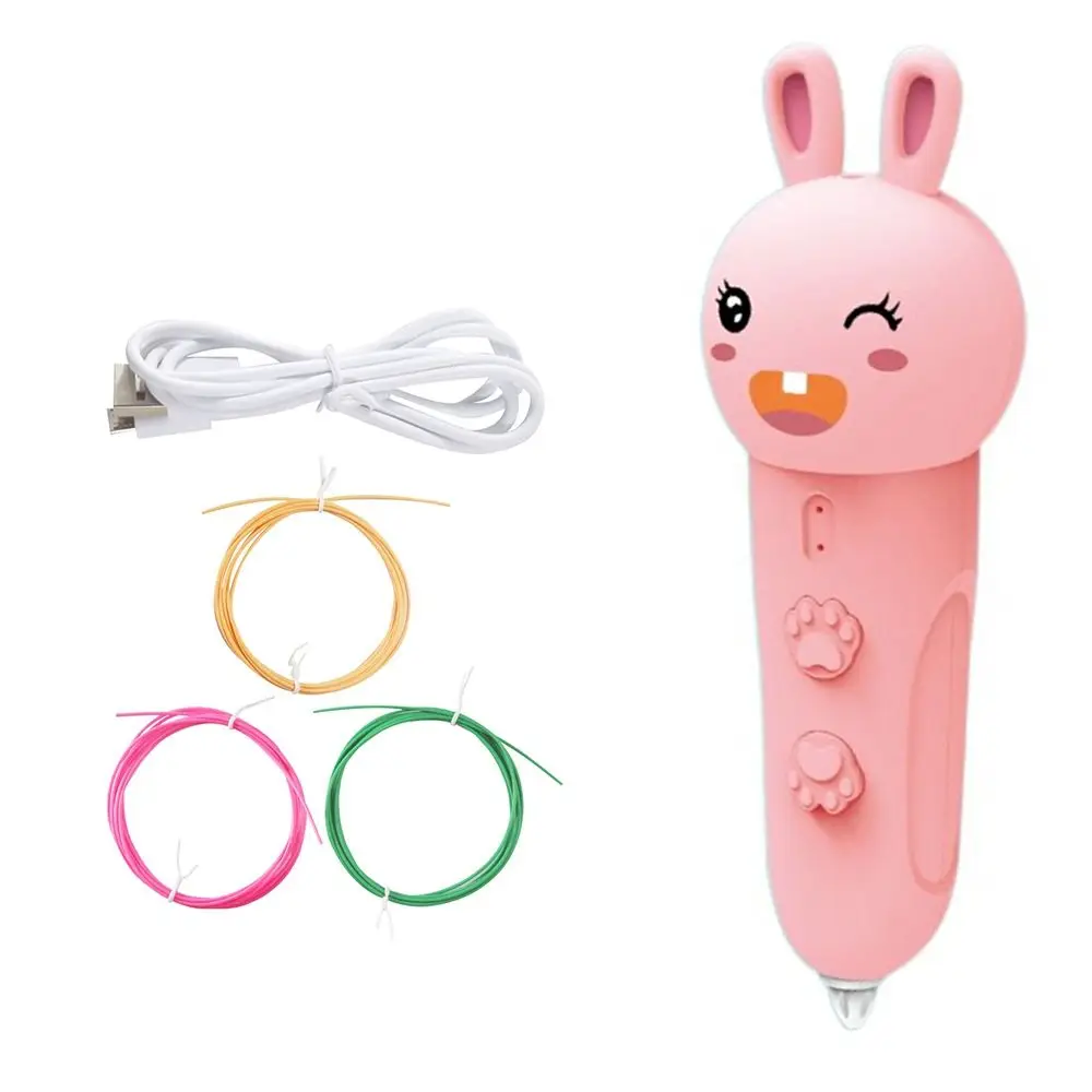 شكل حيوان الكتابة على الجدران خربش آمنة درجة حرارة منخفضة ثلاثية الأبعاد رسم طباعة القلم الفن الحرفية طابعة DIY رسم اللعب أقلام الطباعة ثلاثية الأبعاد #4