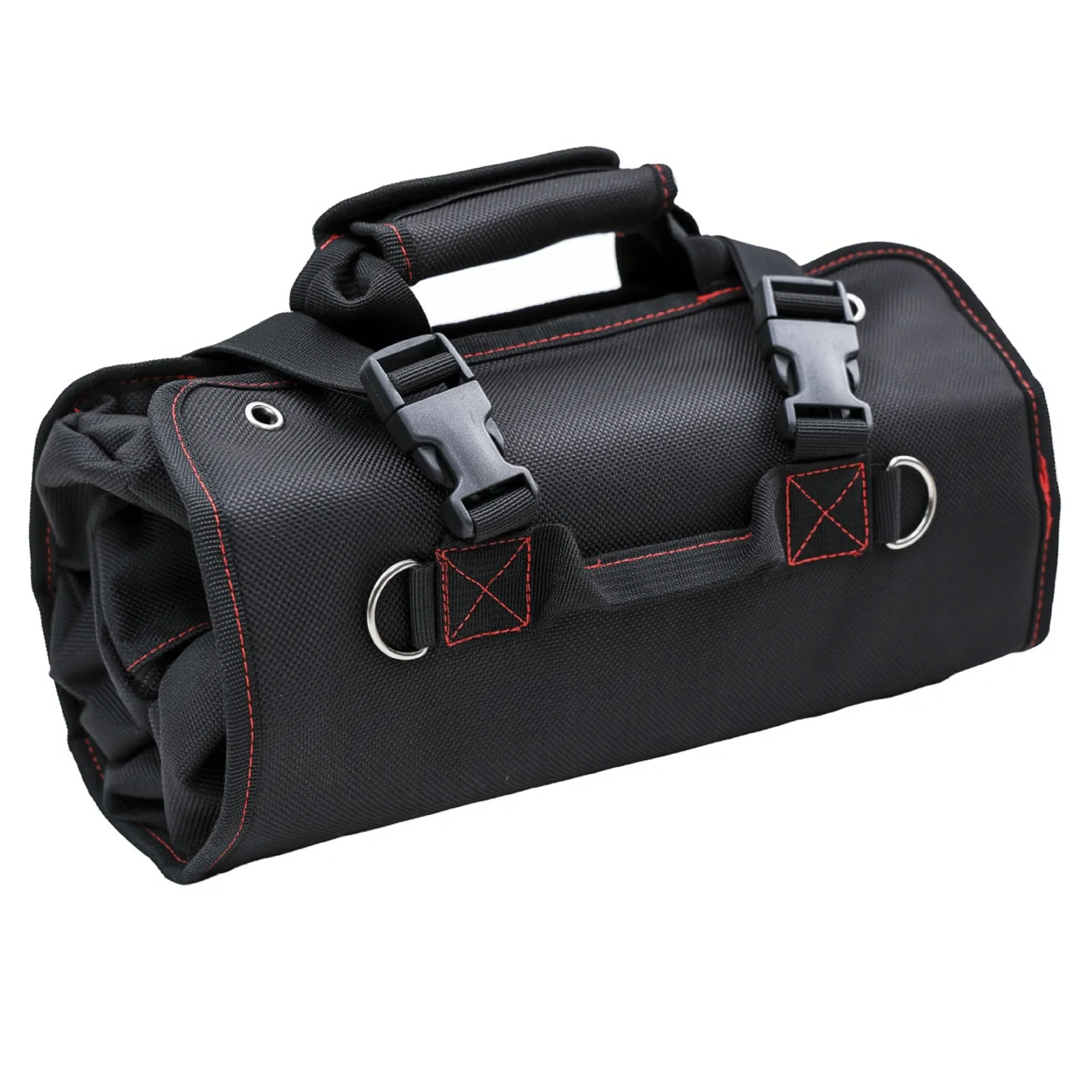 Roller Bag Multifunctional Tool Storage Bag Thickened Wear-resistant Roll Bag Folding Outdoor Tool Bag Multi-pocket Tool Bag