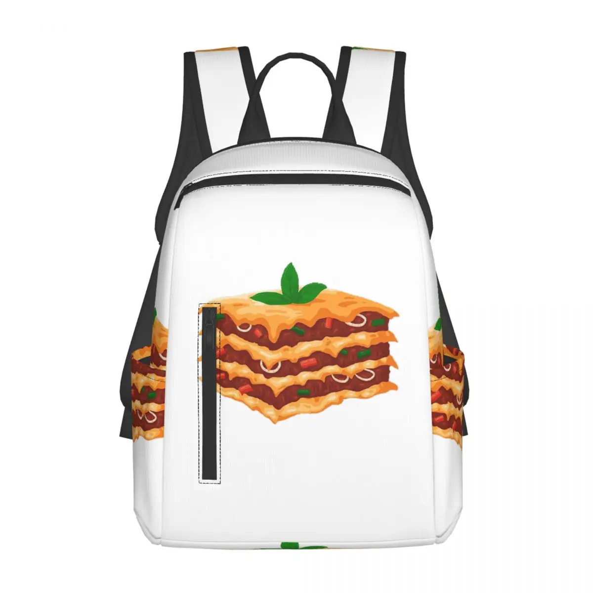 

Italian Lasagna Backpack Daypack Kids BookBag School Bag Shoulder Bags for Men Women