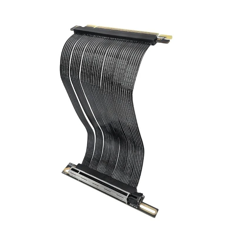 Advanced PCIE 5.0 x16 สายเคเบิล GPU ส่วนขยายสำหรับการเชื่อมต่อ GPU ที่มีประสิทธิภาพ