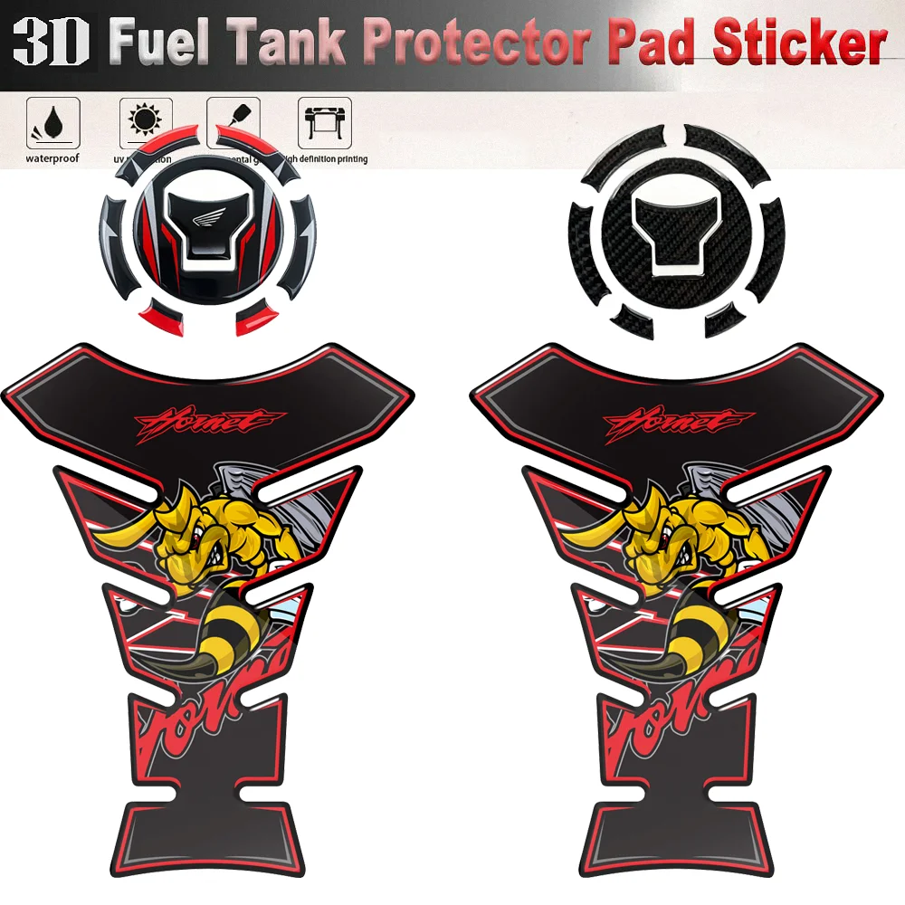 

For Honda Hornet Tank Pad Cover 3D Sticker Motorcycle Accessories CB750 CB600 CB600F CB250 CB 1000 900 750 600 250 2.0 2008 2025