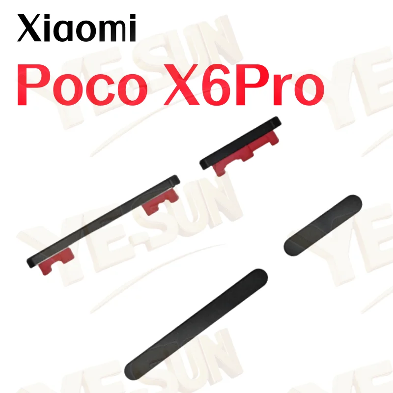 On and Off Buttons For Xiaomi PocoX6Pro Side Volume Buttons Volume Up Down Buttons Keys