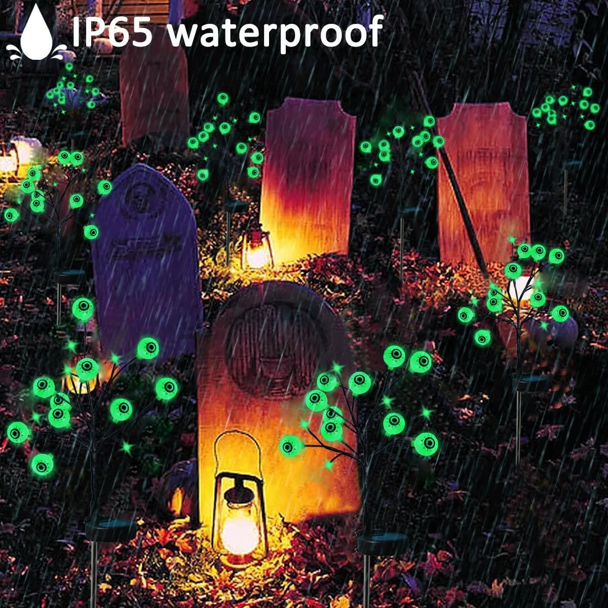 

Halloween LED Eyeball Lights Solar Garden Lawn Lights Outdoor Scary Decoration Lights Halloween Party Decorations Waterproof