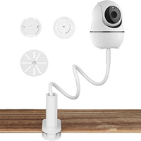 Home Camera Stand for Heyhome Xiaomi Tp-Link Tapo Igloo Cam Baby Monitor Clip Clamp Mount for Babycam General Gooseneck Holder