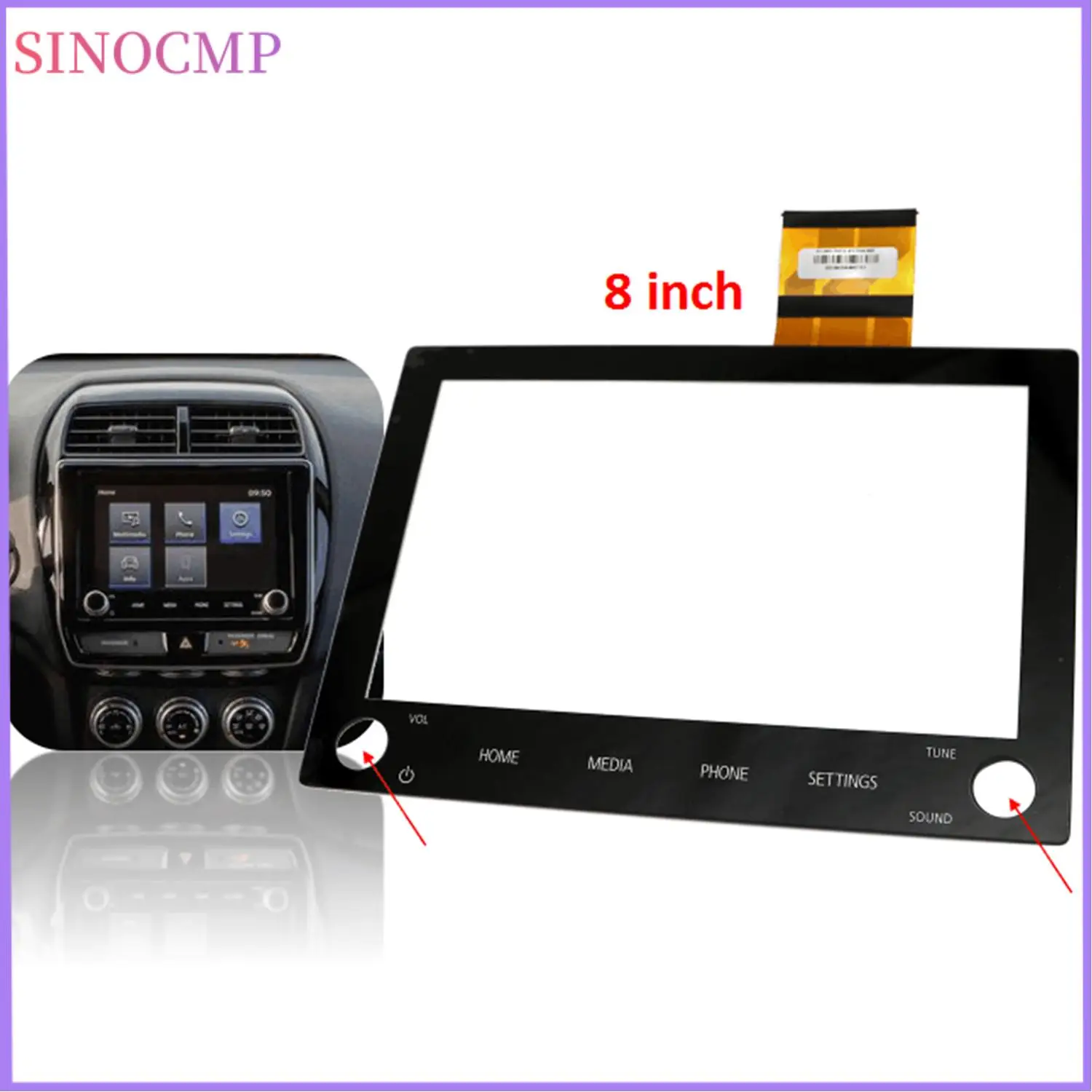 

Автомобильная панель дисплея 3AP578 8740A103 8740A040 8740A076 для Mitsubishi Outland Sport 2019-2022 Внутренние детали Наборы манометров Панели