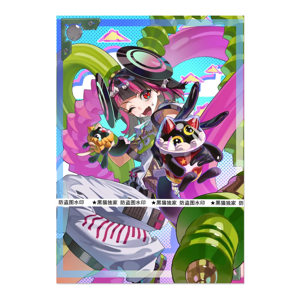 63X90Mm 60 Unids/set Diy Yu-Gi-Oh! Dracotail Phryxul fundas para tarjetas Color Flash Ygo Kewl Tune tarjeta cubierta protectora juguetes de regalo