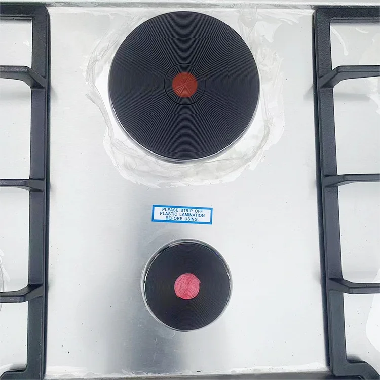 موقد غاز 6 موقد غاز ستانلس ستيل 4 موقد غاز الموقد 2 موقد كهربائي موقد مزدوج الاستخدام المدمج في الفرن