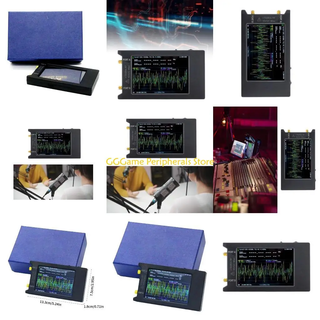 

U55B Poratble Phase Frequency Meter 4inch Must Have Device for Frequency Analysis