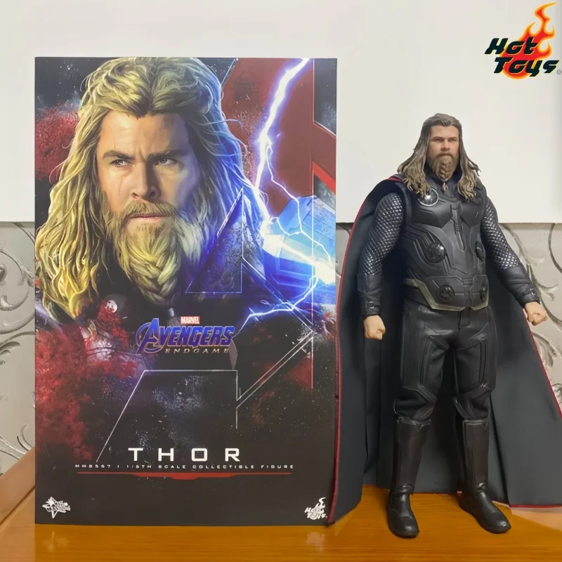 Original Hot Toys Marvel Avengers: Endgame Avg4 Thor Odinson 8.0 1/6 Anime Action Figure Collection Model Toys Birthday Gift