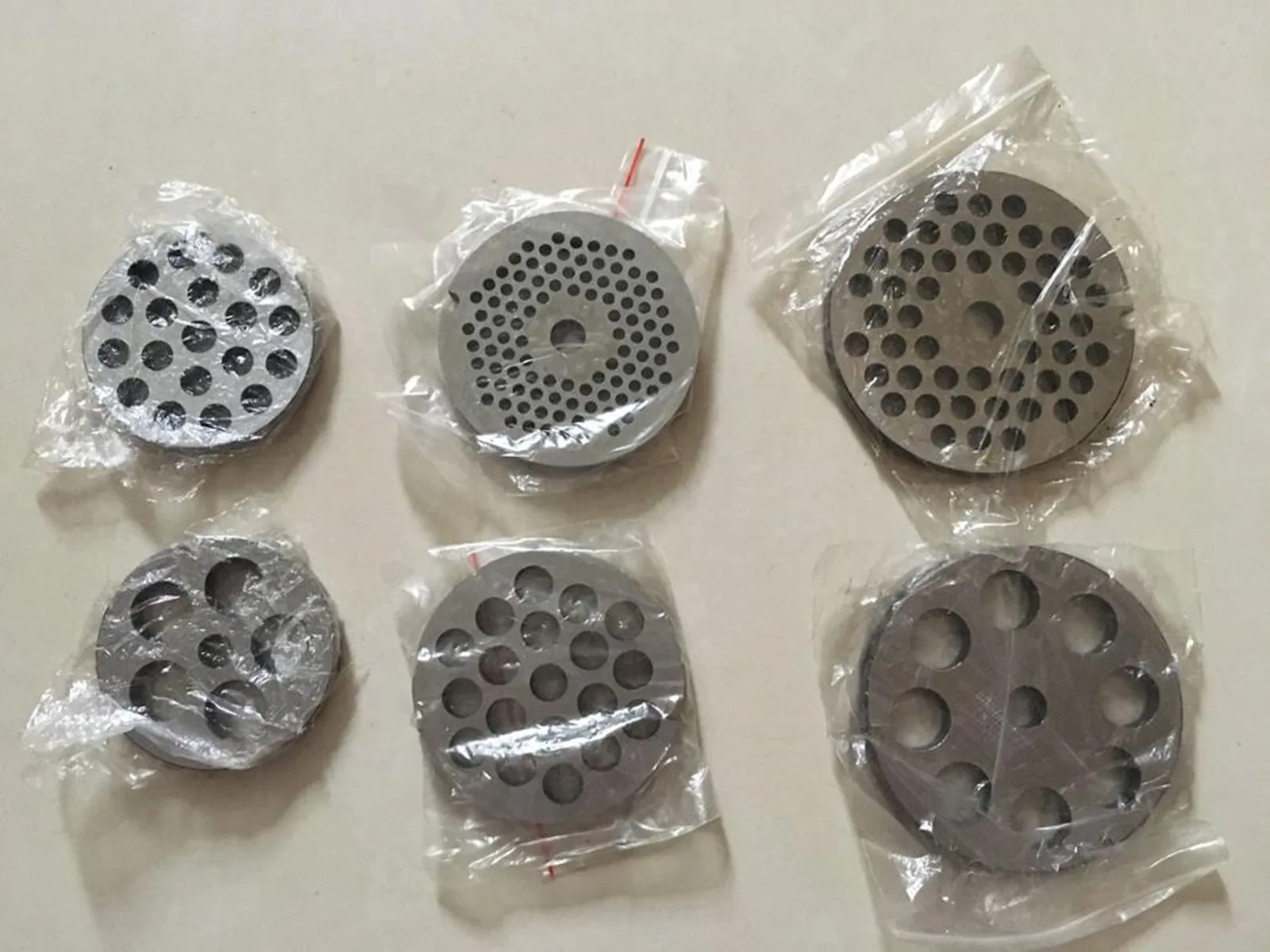 #12 Type Replaceable Meat Grinder Plate Hole 3-20mm Meat Mincer Plate Perforated  Strainer Manganese Steel Chopper Disc