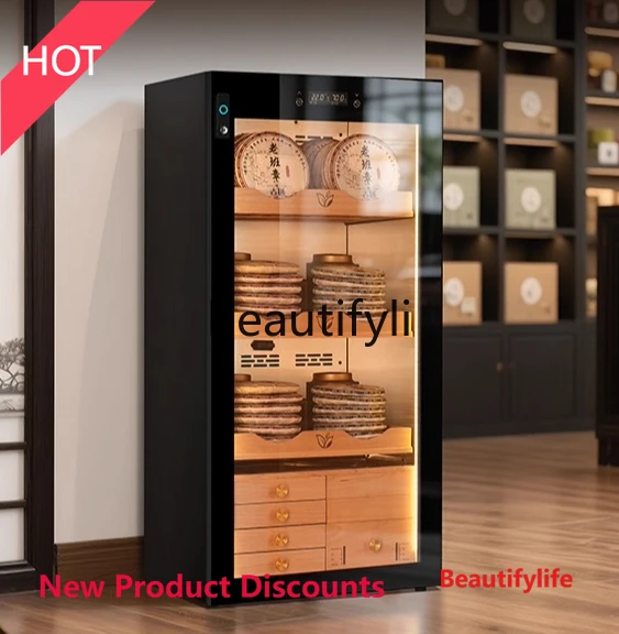 

C6239 Чайный шкаф с постоянной температурой, влажный приготовленный чай, влагостойкий и свежий, Baijiu, охлаждаемый, большой вместительности