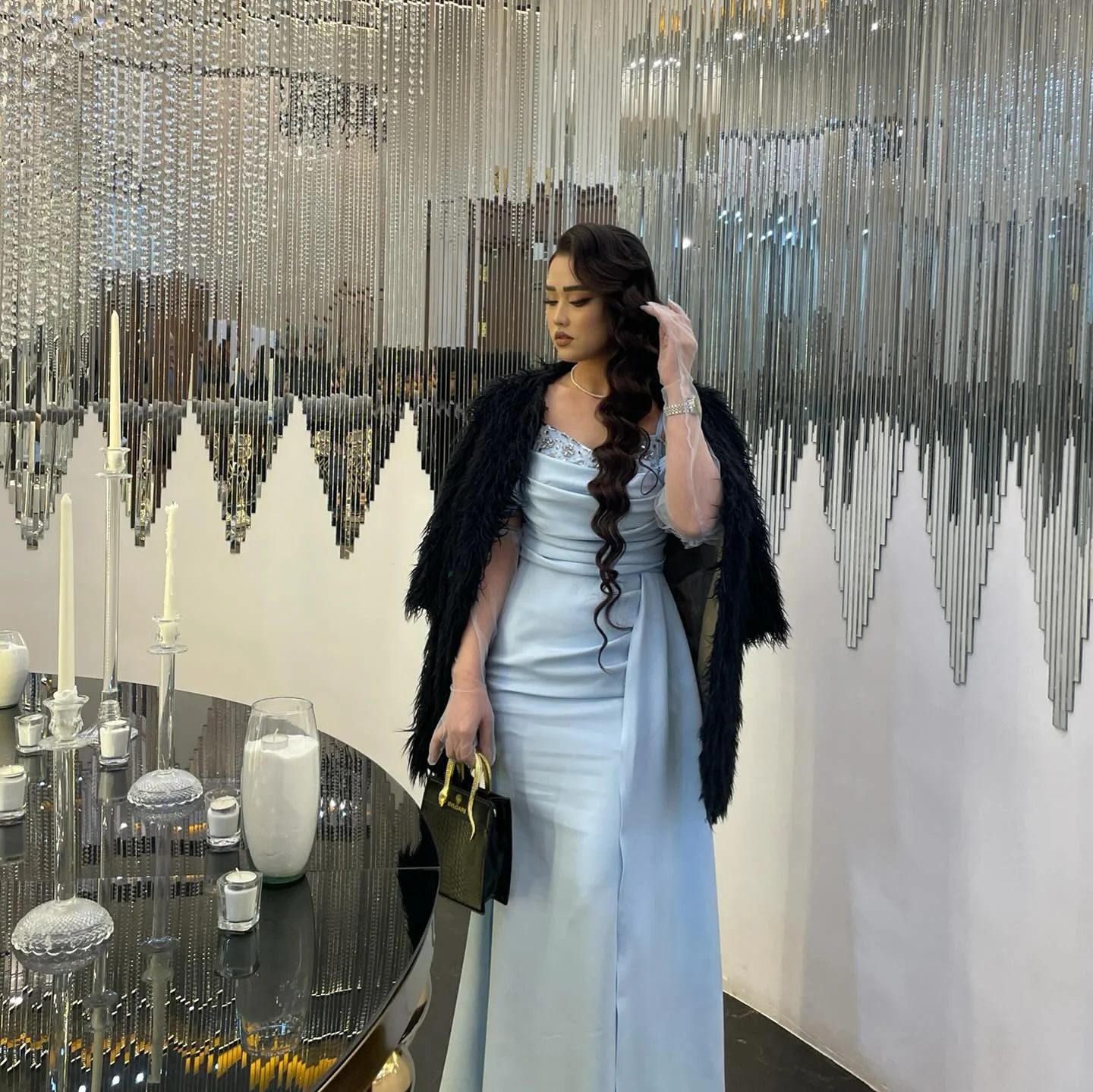 

AsaNagi Saudi Elegant Luxurious Evening Dresses Prom Gowns For Events Strapless Simply Sleeveless Customized sukienka wieczorowa