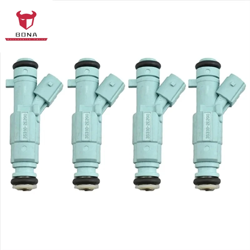 4Pcs Brand New High Quality Fuel Injector Nozzles for Hyundai Kia XI35 35310-2E200 353102E200
