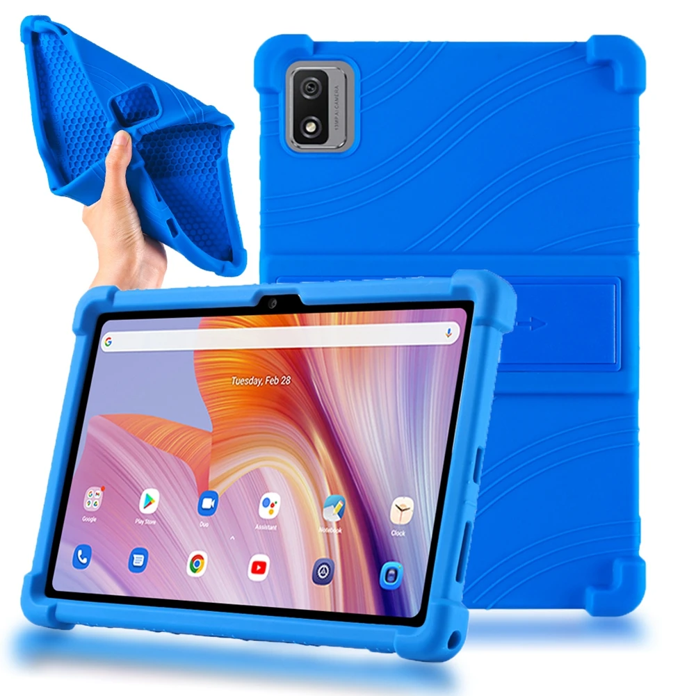 Custodia per Blackview Tab 12 Tab 12 Pro supporto in silicone morbido da 10.1 pollici copertura regolabile per tablet per Blackview Tab 13 tab13