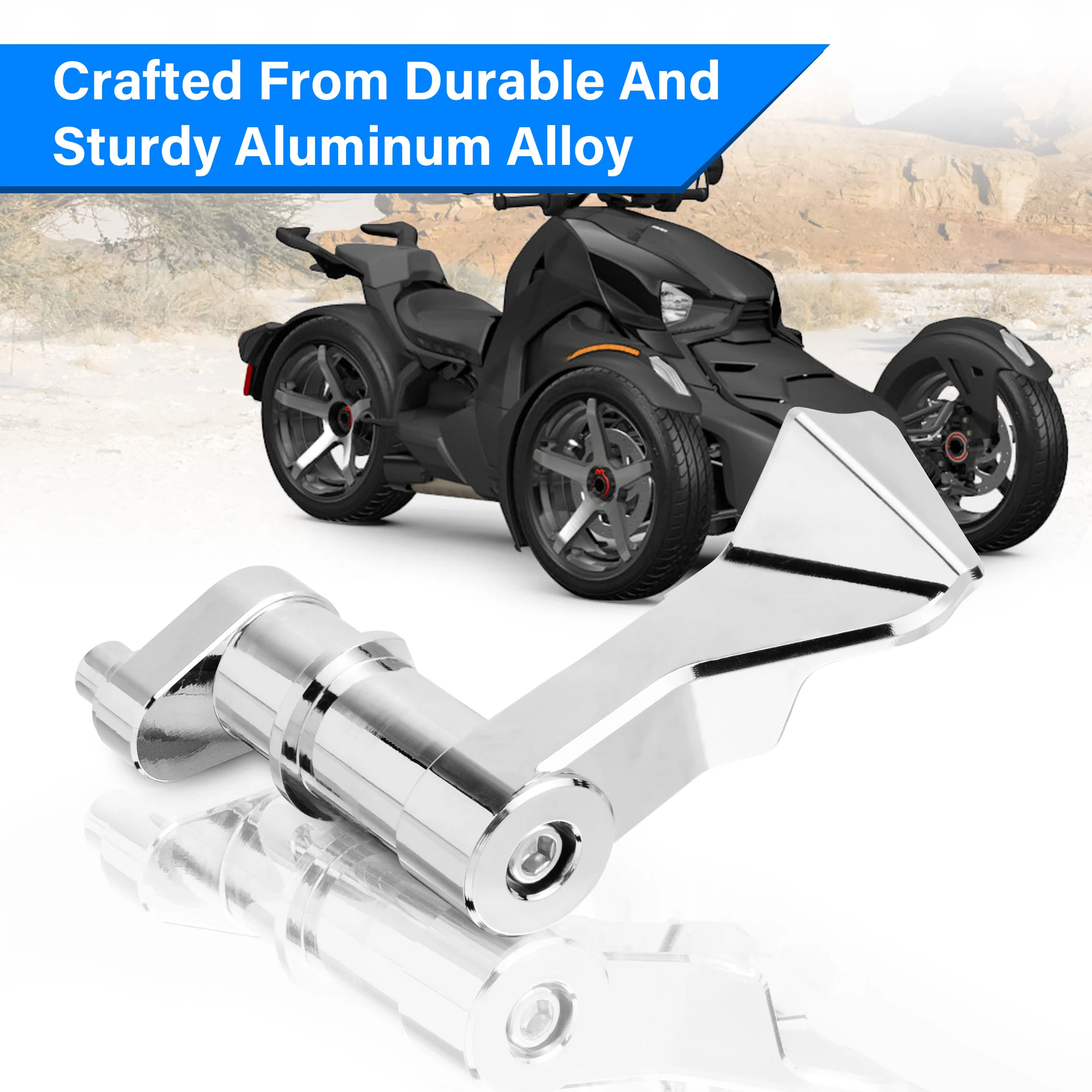 

Parking Brake Lever Motorcycle Accessories Chrome Aluminum for Can-Am Ryker Rally Edition Sport 600 900 2019-2024 Accessories