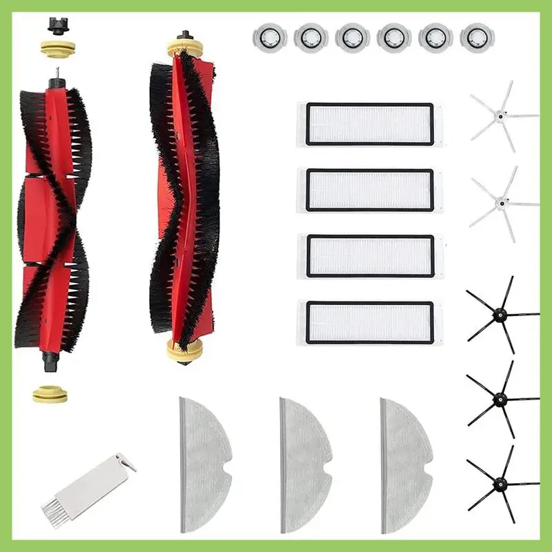 

Replacement Main Brush Side Brushes HEPA Filter Compatible For Roborock S5 Max S6 Pure Vacuum Cleaner Accessories