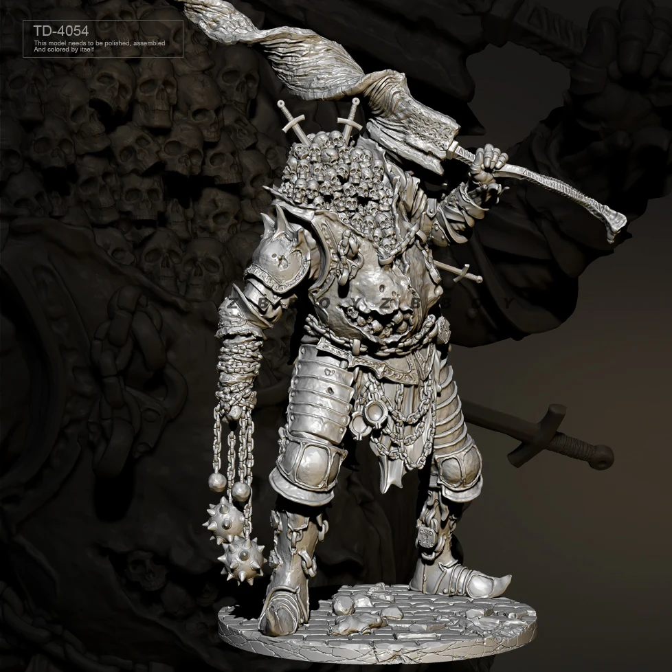 75MM Resin model kits figure colorless and self-assembled TD-4054