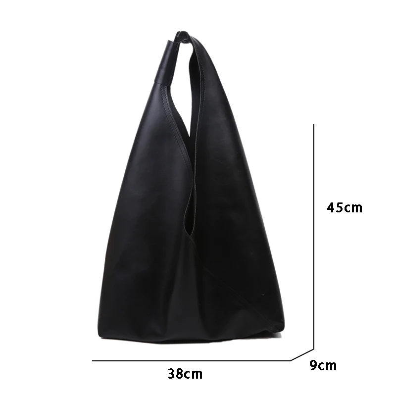 Bolsas de couro para mulheres, bolsas casuais selvagens Hobos senhoras, bolsa de ombro de grande capacidade, bolsa mensageiro feminina simples, nova