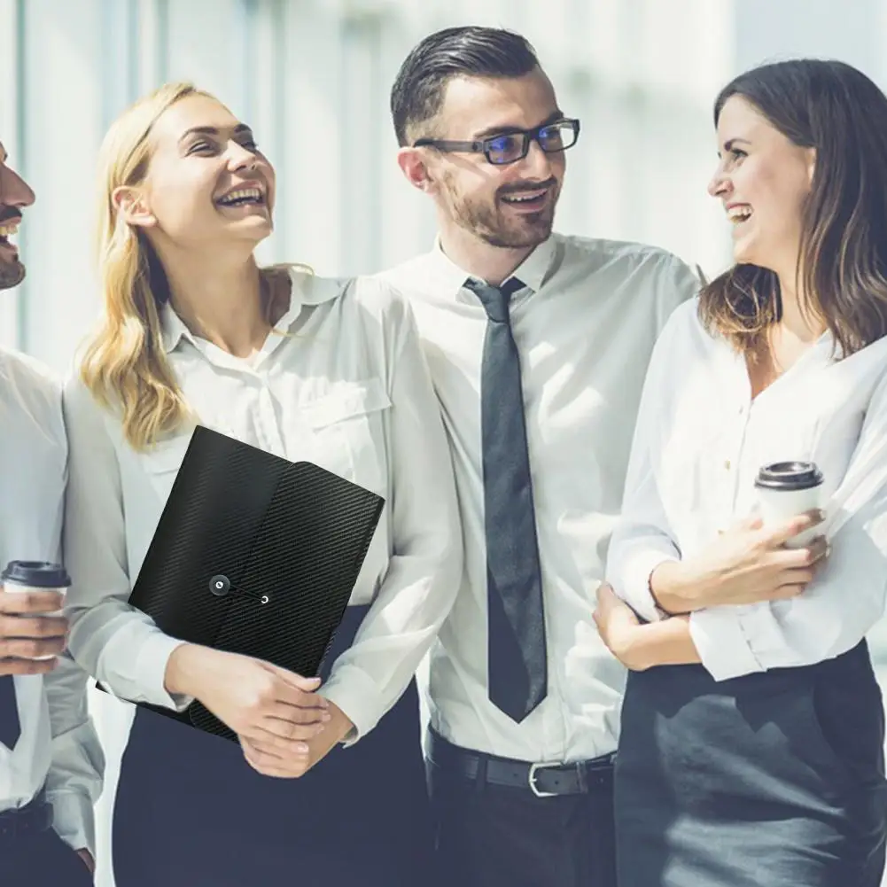 Tear-resistant File Organizer Multi-compartment Portable File Folder Organizer for Receipts Documents Paperwork for Classroom