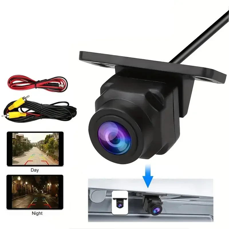 Backup Camera Car Rear View HD Camera Universal - Wide Angle Night Vision For Monitor Display MP5 Reversing Parking SUV Vehicles