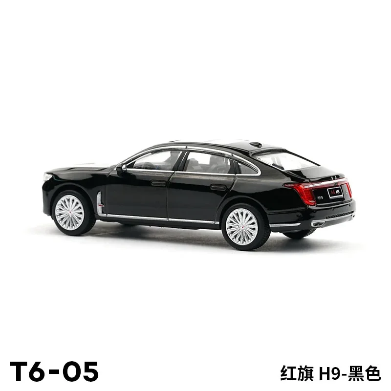 Diecast 1:64 Scale Hongqi H9 T6-05 T6-11 Simulation Alloy Car Model Static Display Collectible Toy Gift Decration Souvenir